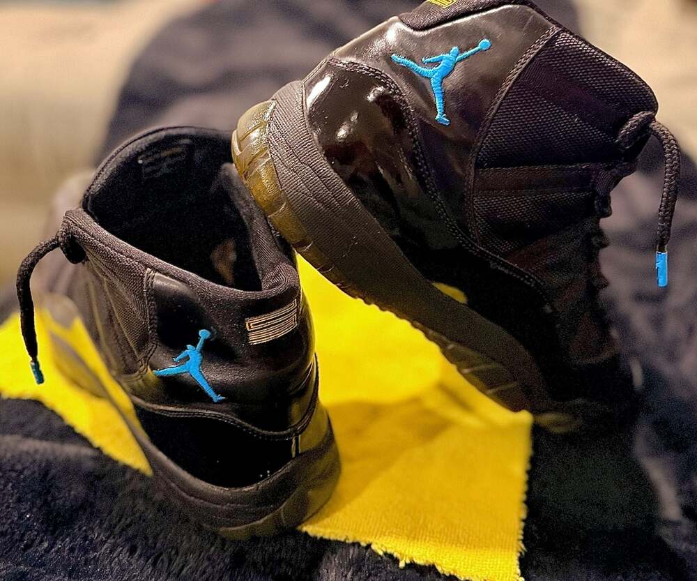 Air Jordan 11 Retro Gamma Blue 2013 Basketball Sneakers